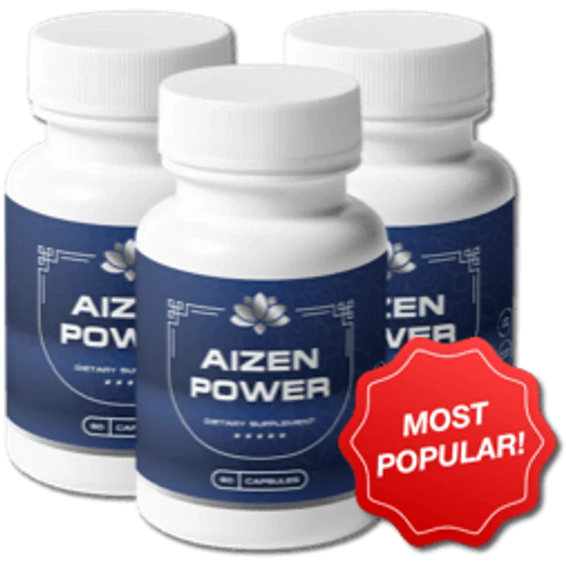 Aizen Power Men's Wellness Support — 3 Bottle / 90 Day Pack