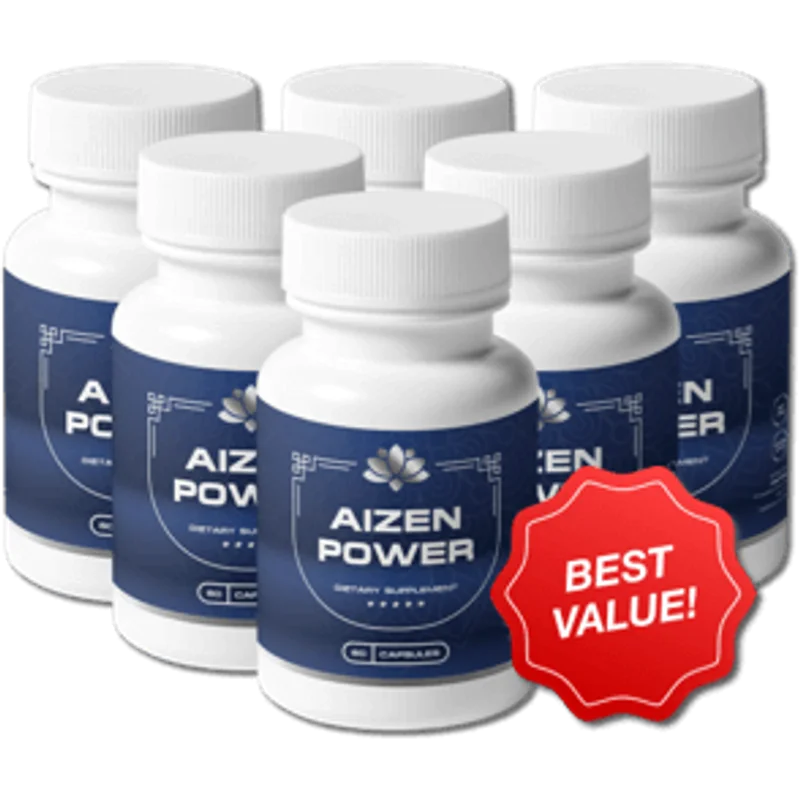 Aizen Power Men's Wellness Support — 6 Bottle / 180 Day Pack